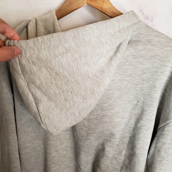 FOREVER 21 gray pullover hooded dress S - Picture 6 of 8